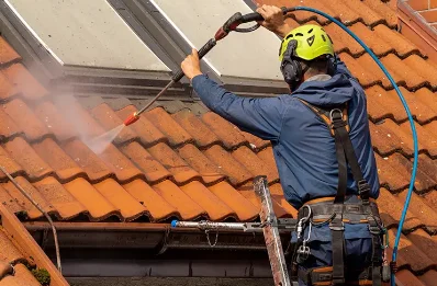 Démoussage et hydrofuge de toiture à Fougaron